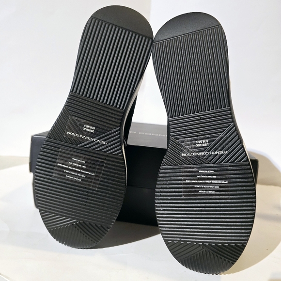 French Connection women's starr wedge sneaker  Black color size 7.5. New with b - Picture 8 of 11